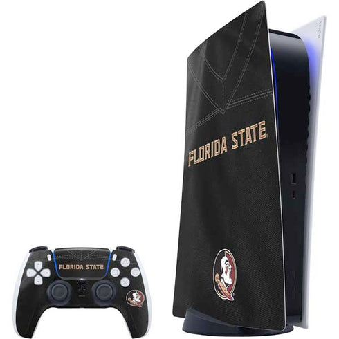 Florida State University Black Jersey PlayStation PS5 Skins